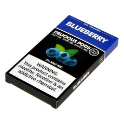 Esencia Delicious Pods Pack x4 Blueberry - CALI PODS (Compatible con Juul)