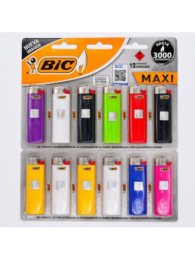 Encendedor Bic Maxi - Colores